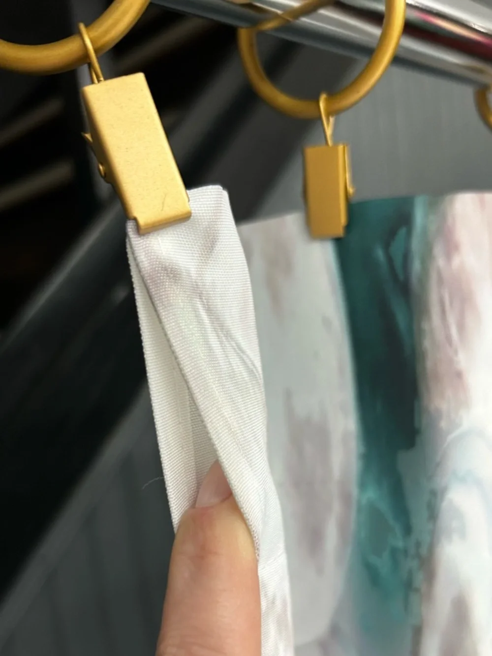 Wayfair Blue Green Watercolor Abstract Curtain Panels 82 Inch Rod Pocket Curtain